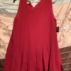 Sleeveless dress blouse